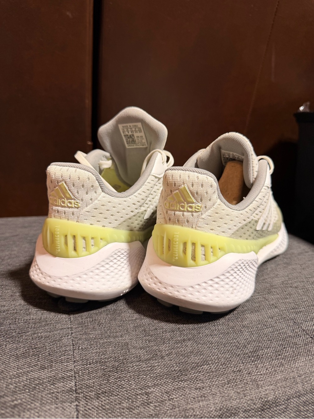 Adidas Summervent Spikeless Golf Shoes White Lime Womens Size 9.5 - Picture 2 of 7